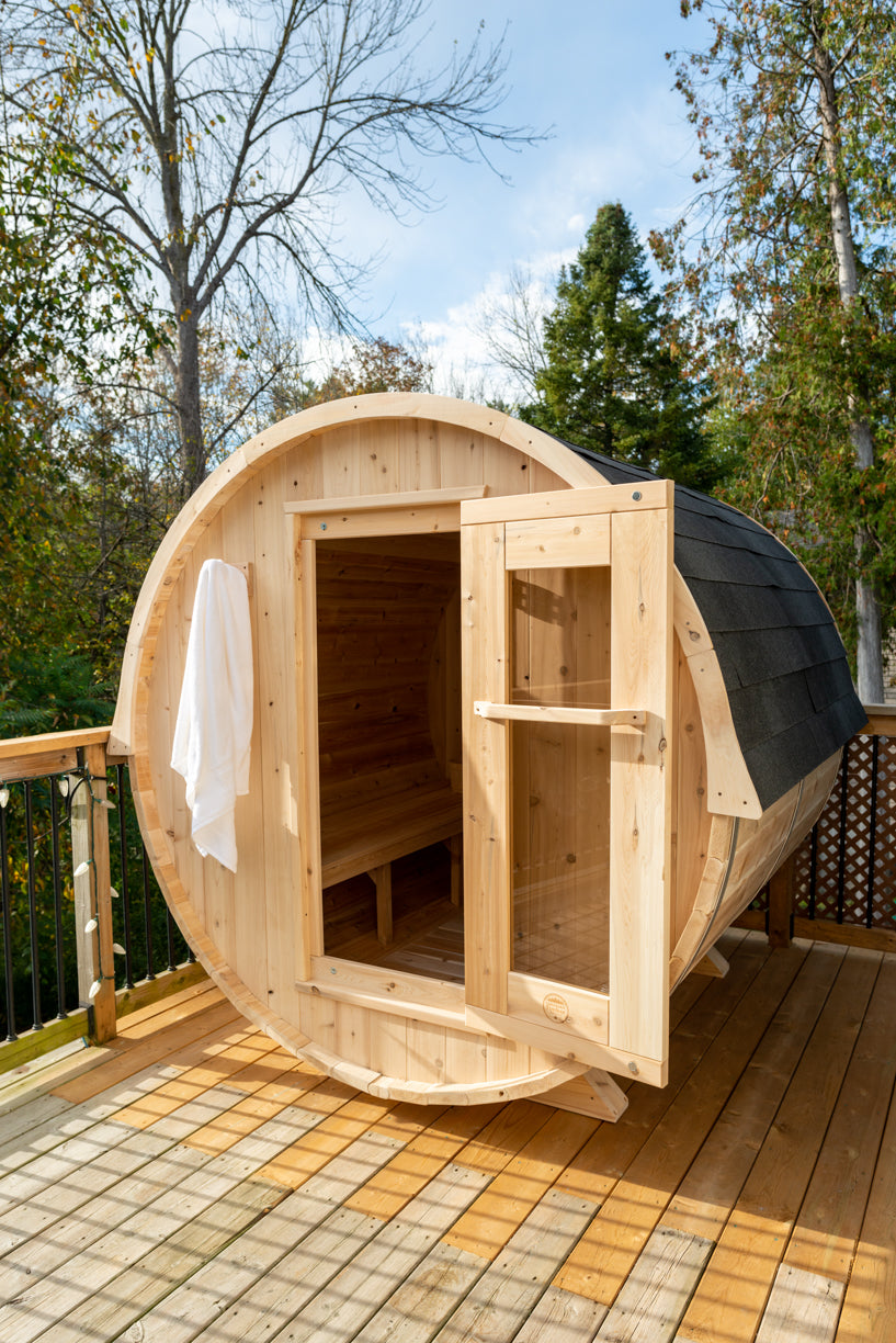 Dundalk LeisureCraft Canadian Timber Harmony Barrel Sauna