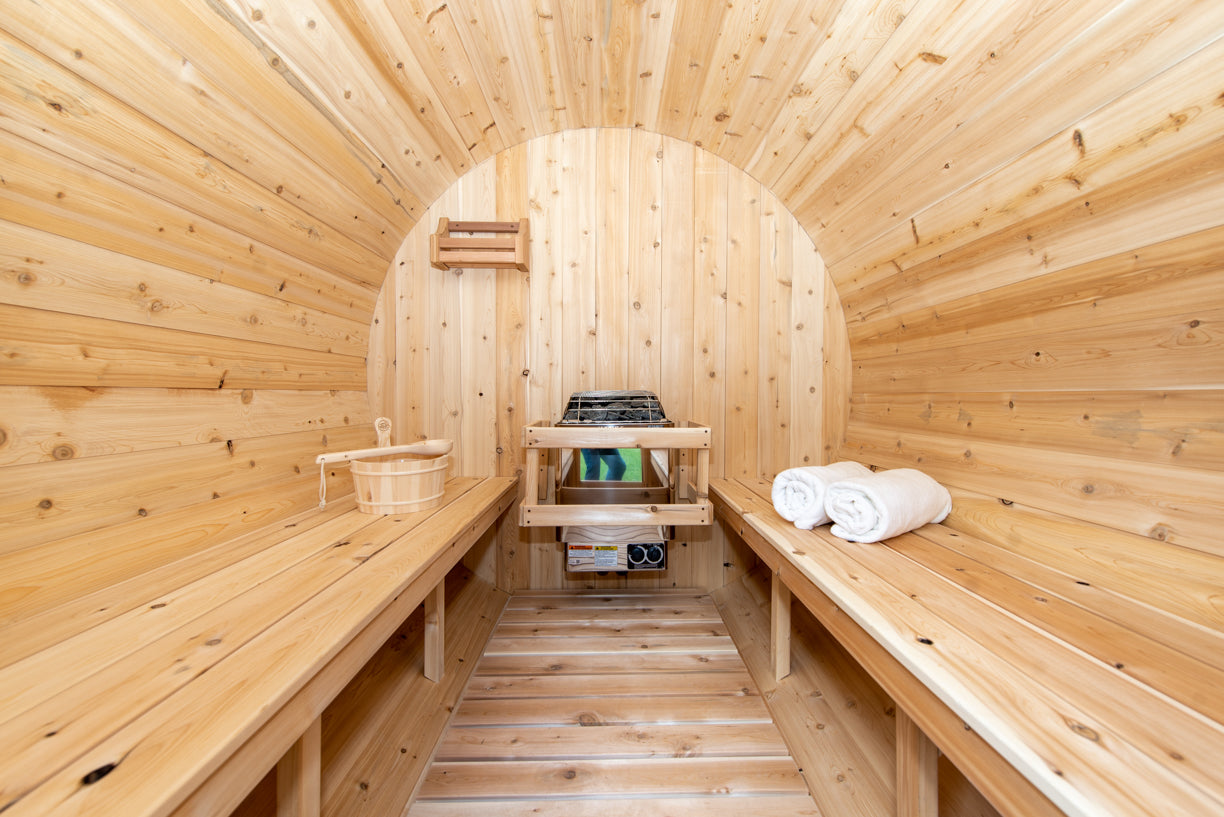 Dundalk LeisureCraft Canadian Timber Harmony Barrel Sauna