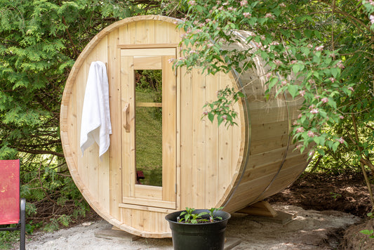 Dundalk LeisureCraft Canadian Timber Harmony Barrel Sauna