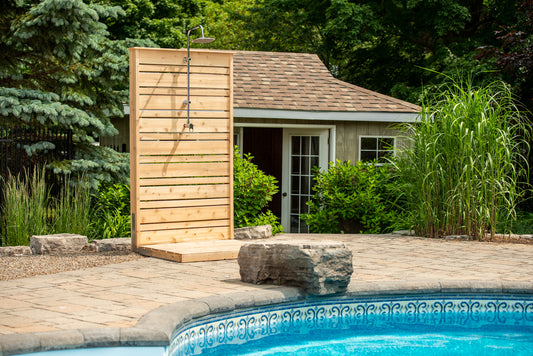 Dundalk LesiureCraft Canadian Timber Savannah Standing Outdoor Shower