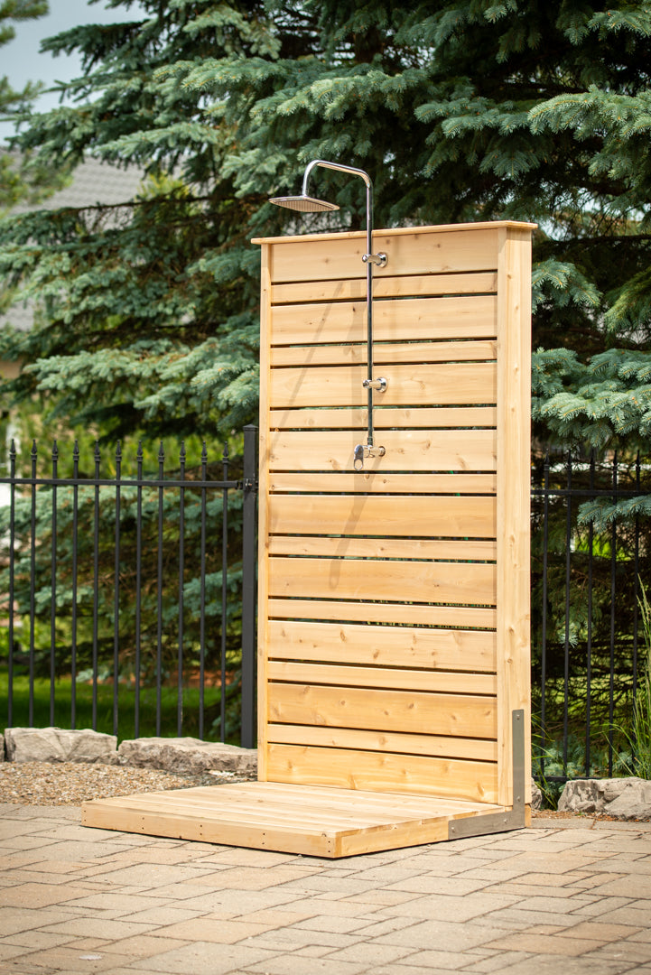 Dundalk LesiureCraft Canadian Timber Savannah Standing Outdoor Shower